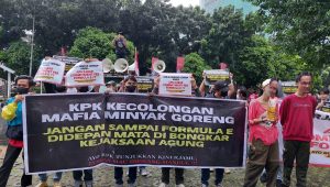 Aksi unjuk rasa Formula E